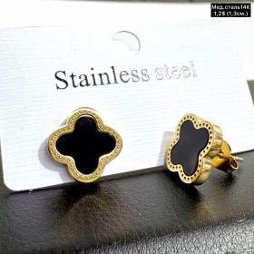 Сережки мед.сталь14К 10703 (1,3см.)